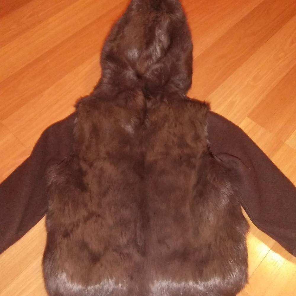Fur jacket kid small